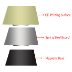 Гъвкава магнитна PEI подложка с гладка повърхност, различни размери